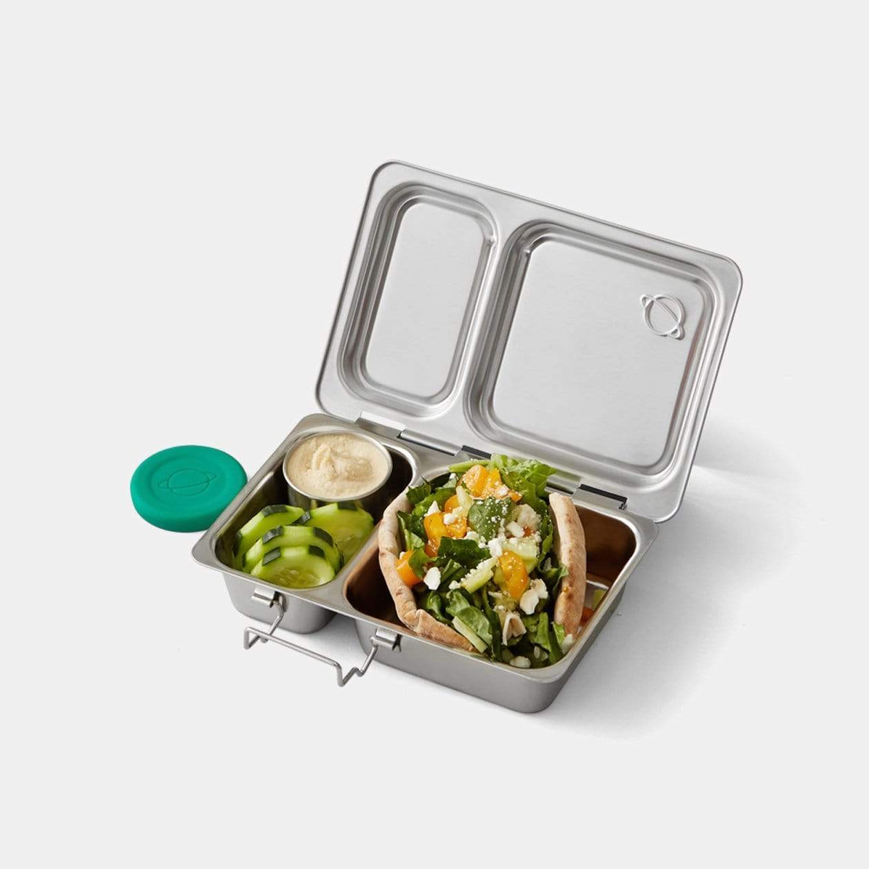 Rubbermaid Lunch Blox Salad Kit, with Topping Tray, and Dressing Container